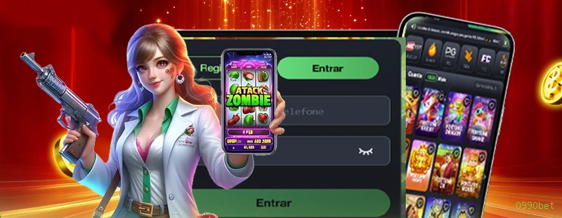 Imagem promocional da plataforma 0990bet